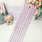 Purple Swirly - Reusable Plastic Straw - 12 inch