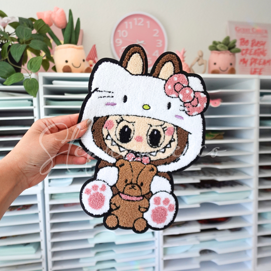 Kitty bubu -  Chenille Patch