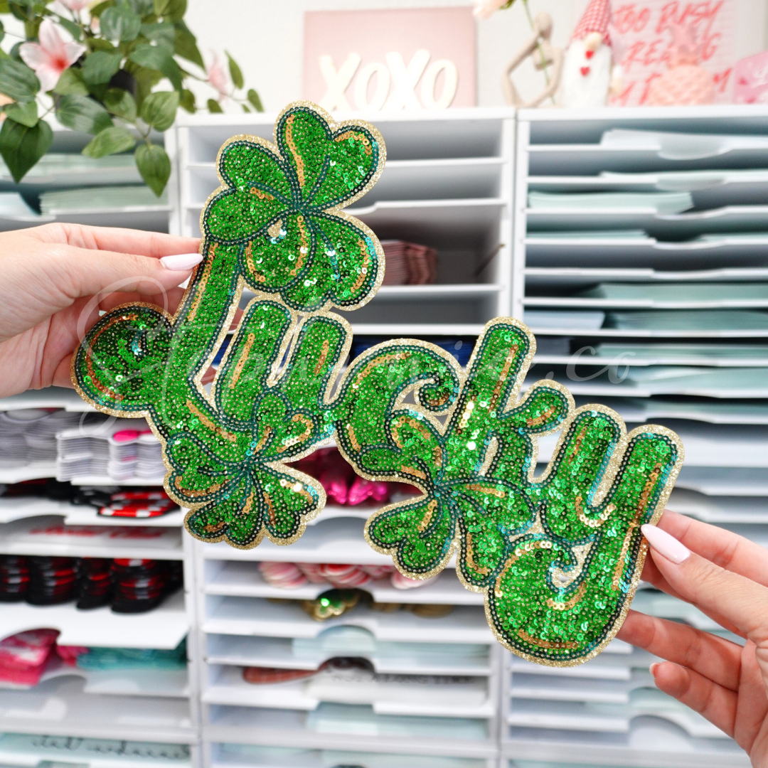 Lucky - Sequin Patch