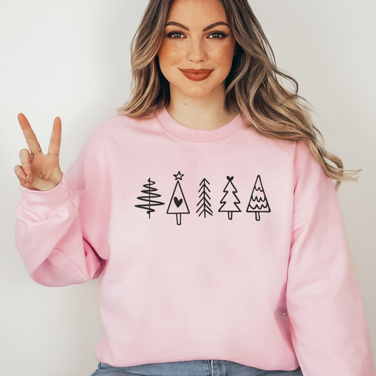 Christmas Trees - One Color Transfer