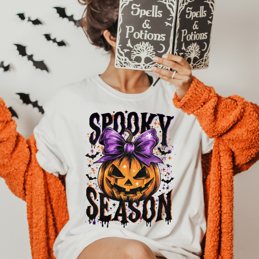 Spooky Season Pumpkin - Full Color Transfer