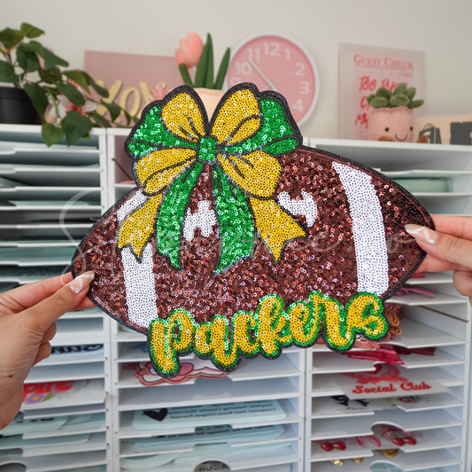 Packers Football - Sequin Patch