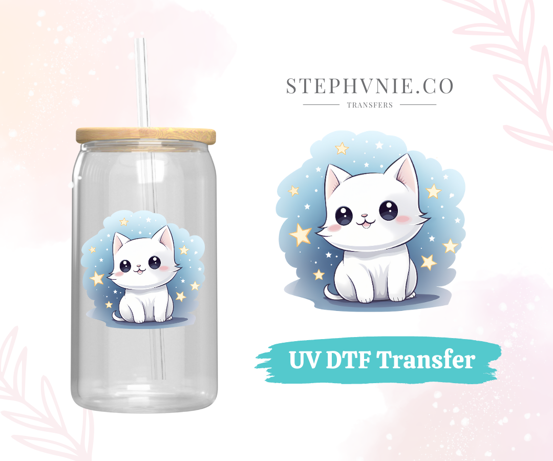 Kitties - UV DTF Decal (Clear film)