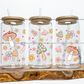 Retro Mushroom - 16oz Cup Wrap (clear film)