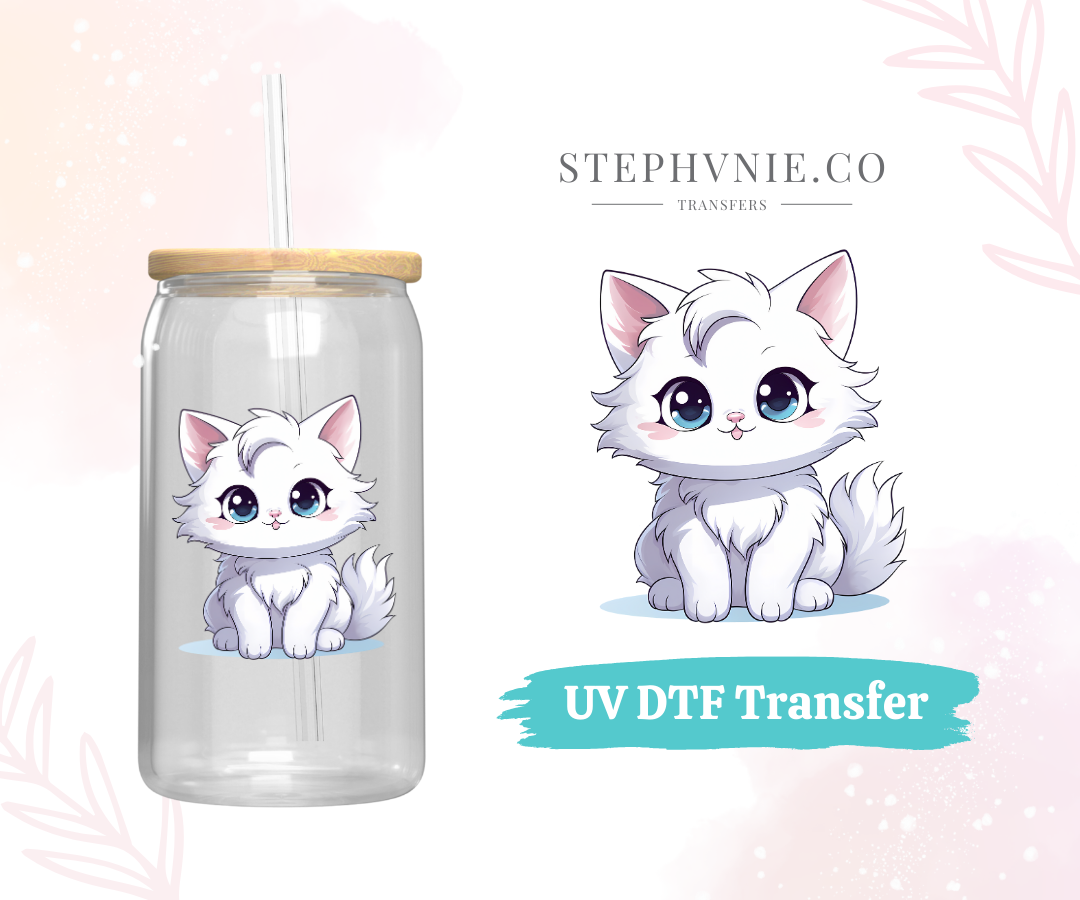 Kitties - UV DTF Decal (Clear film)