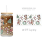 Reindeer Candy Cane  - 16oz UV DTF Cup Wrap