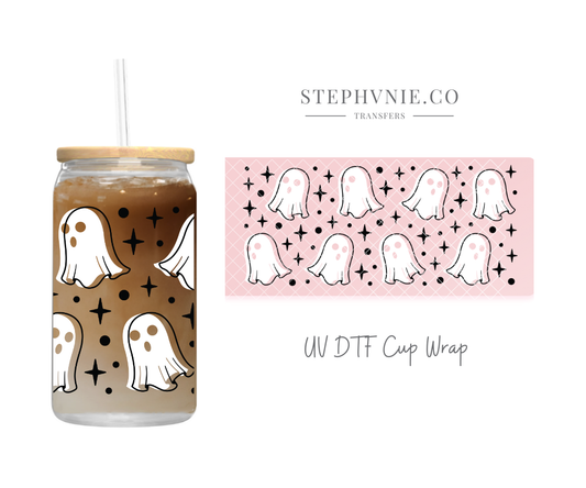 Ghost - 16oz UV DTF Cup Wrap