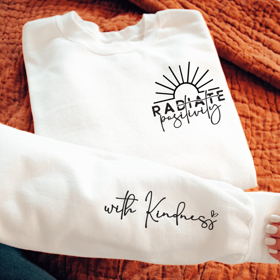 Radiate Positivity, with Kindness Pocket Bundle - One Color Transfer