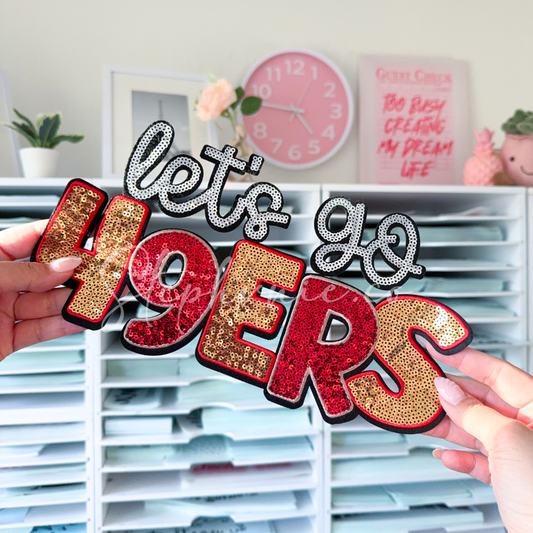 49ers- Sequin Patch