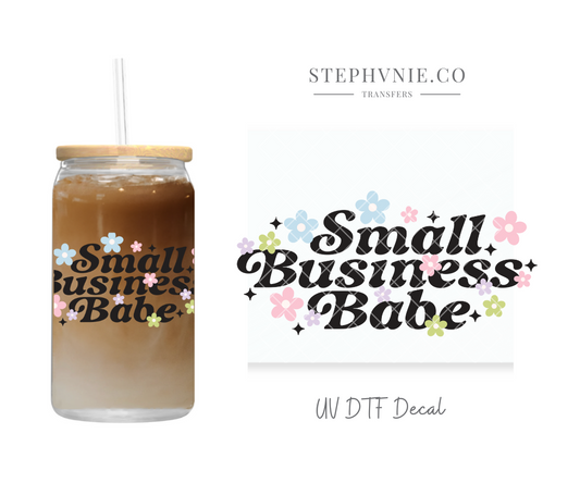 Small Business Babe - UV DTF Decal