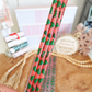 Christmas Tree - Color Changing Reusable Plastic Straw - 10 inch