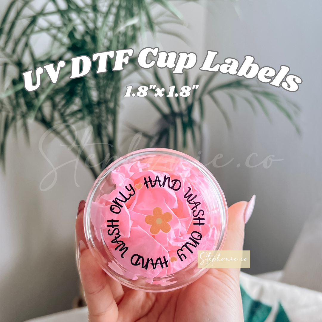 Cup Labels - UV DTF Decal