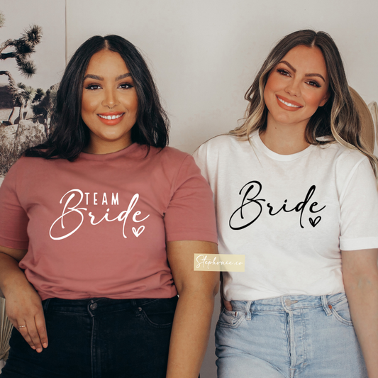 Bride/Team Bride - One Color Transfer